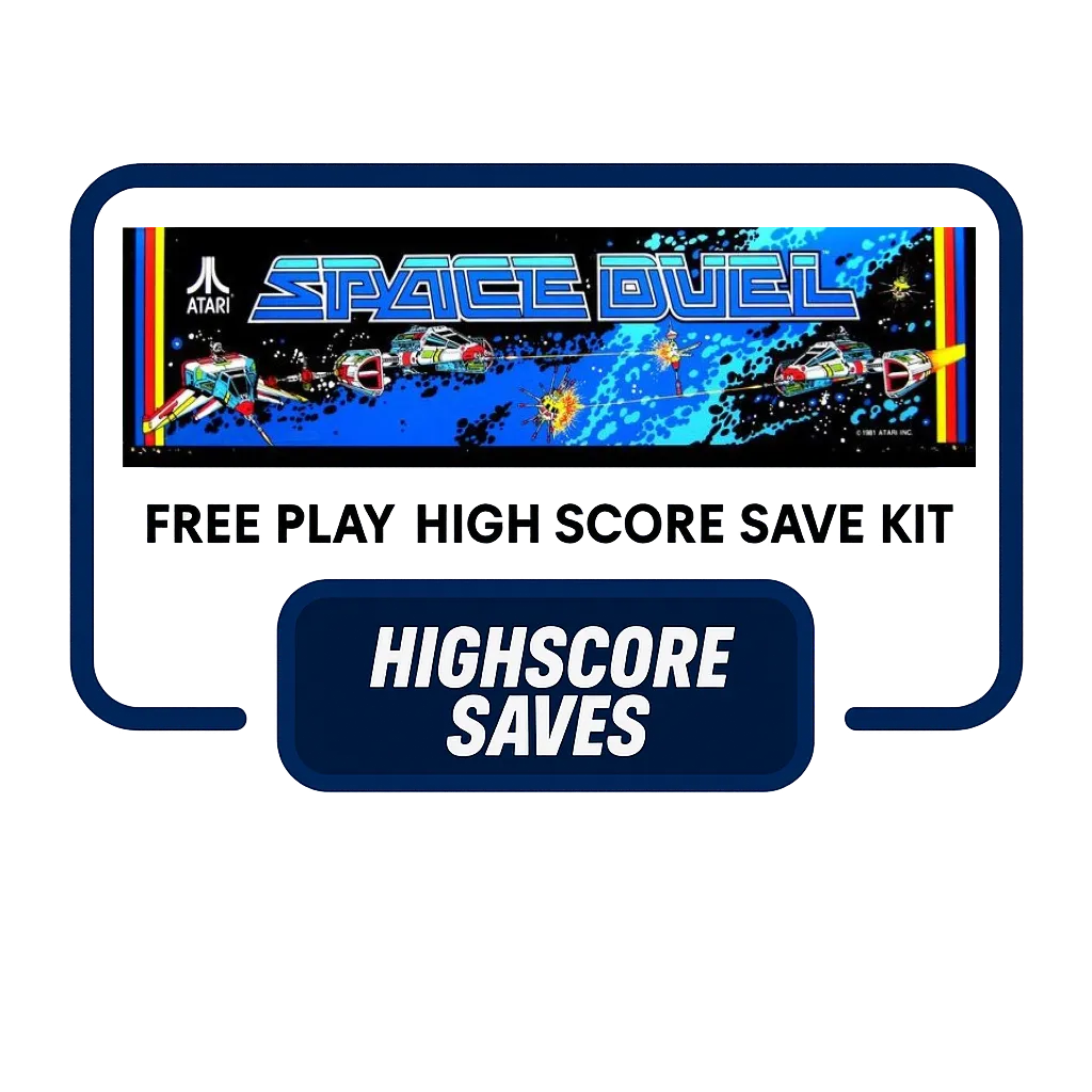 Space Duel Free Play and High Score Save Kit