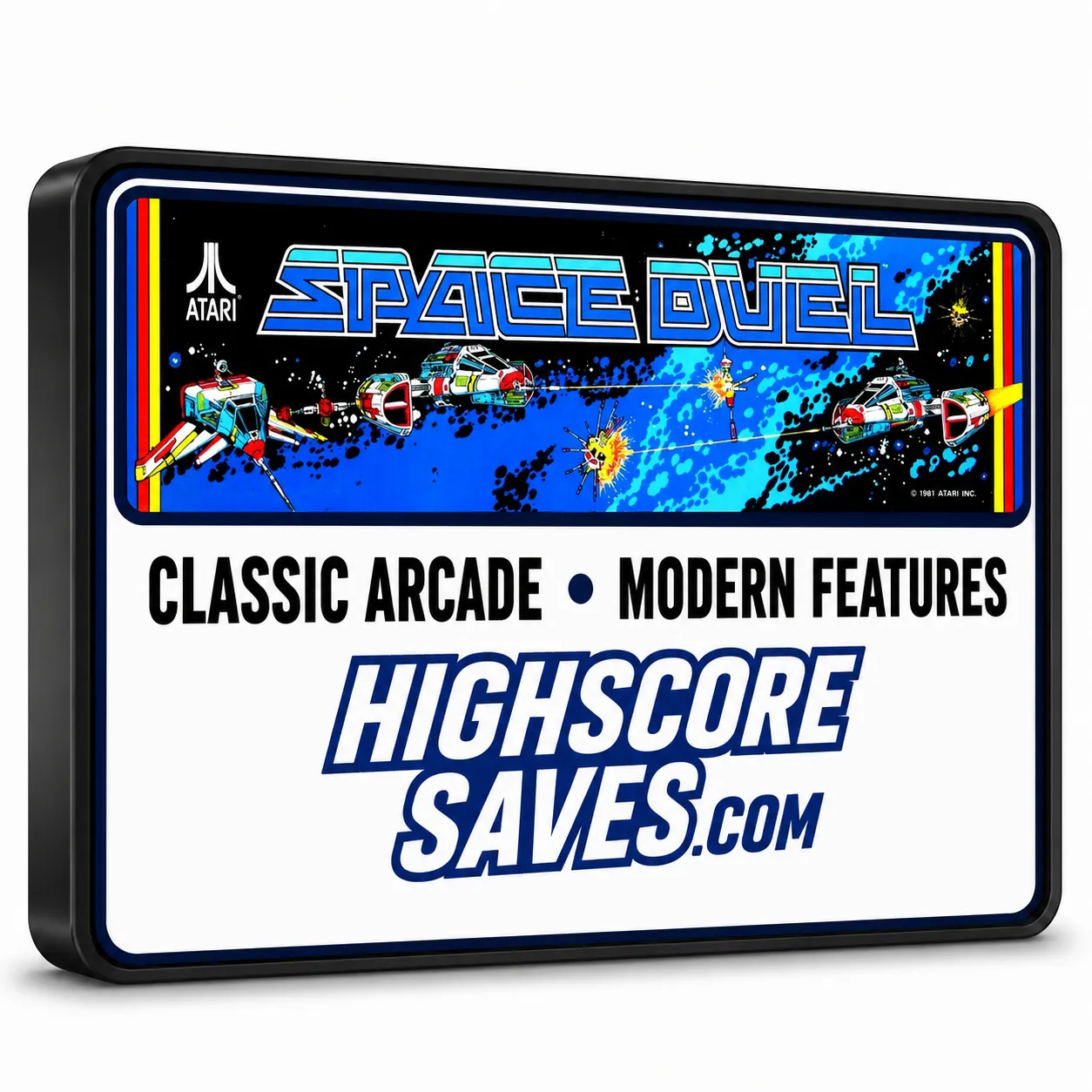 Space Duel Free Play and High Score Save Kit